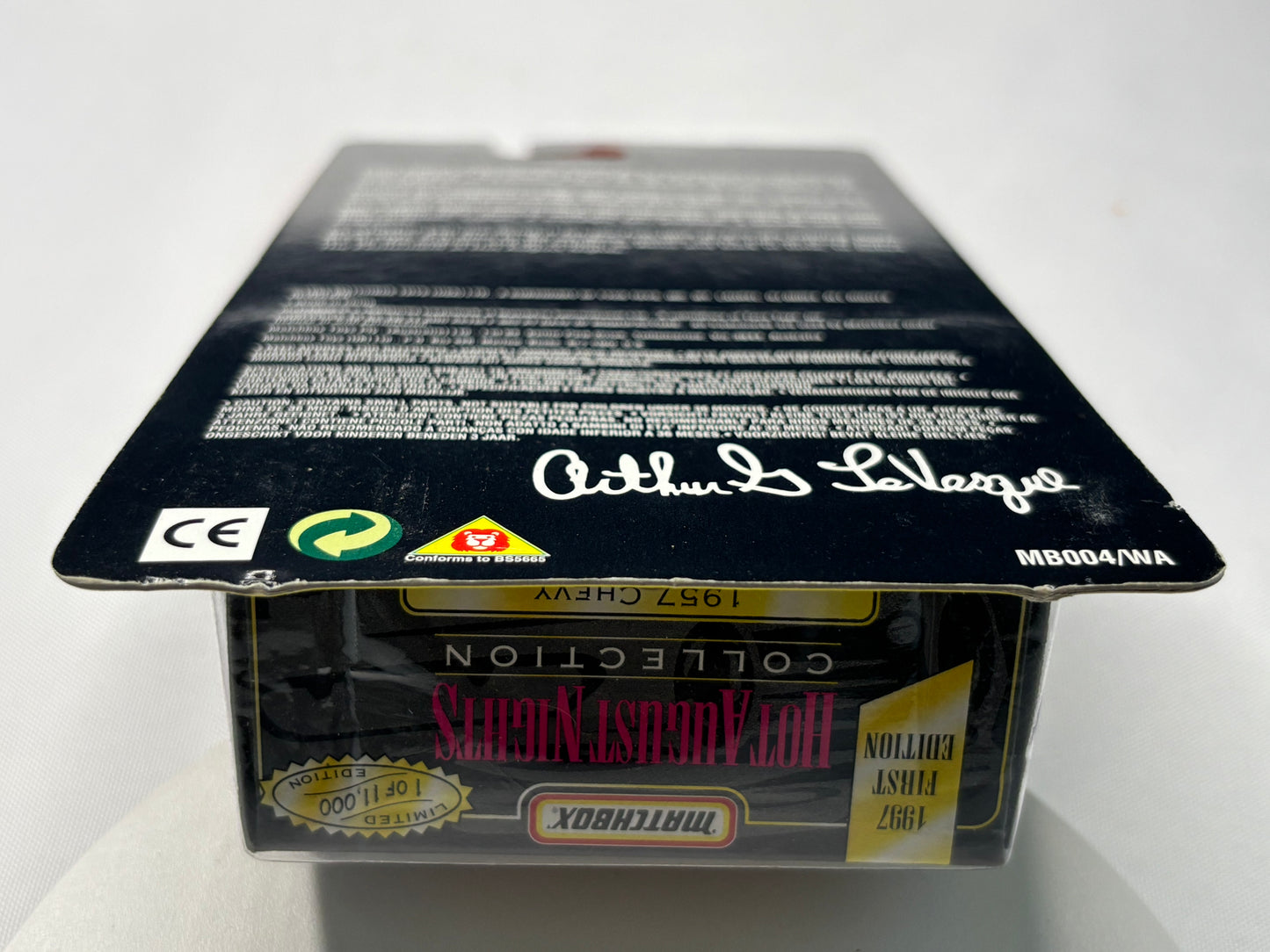 Matchbox Hot August Nights 1997 Limited Edition 1 of 11,000: 1957 Chevy (Autographed)