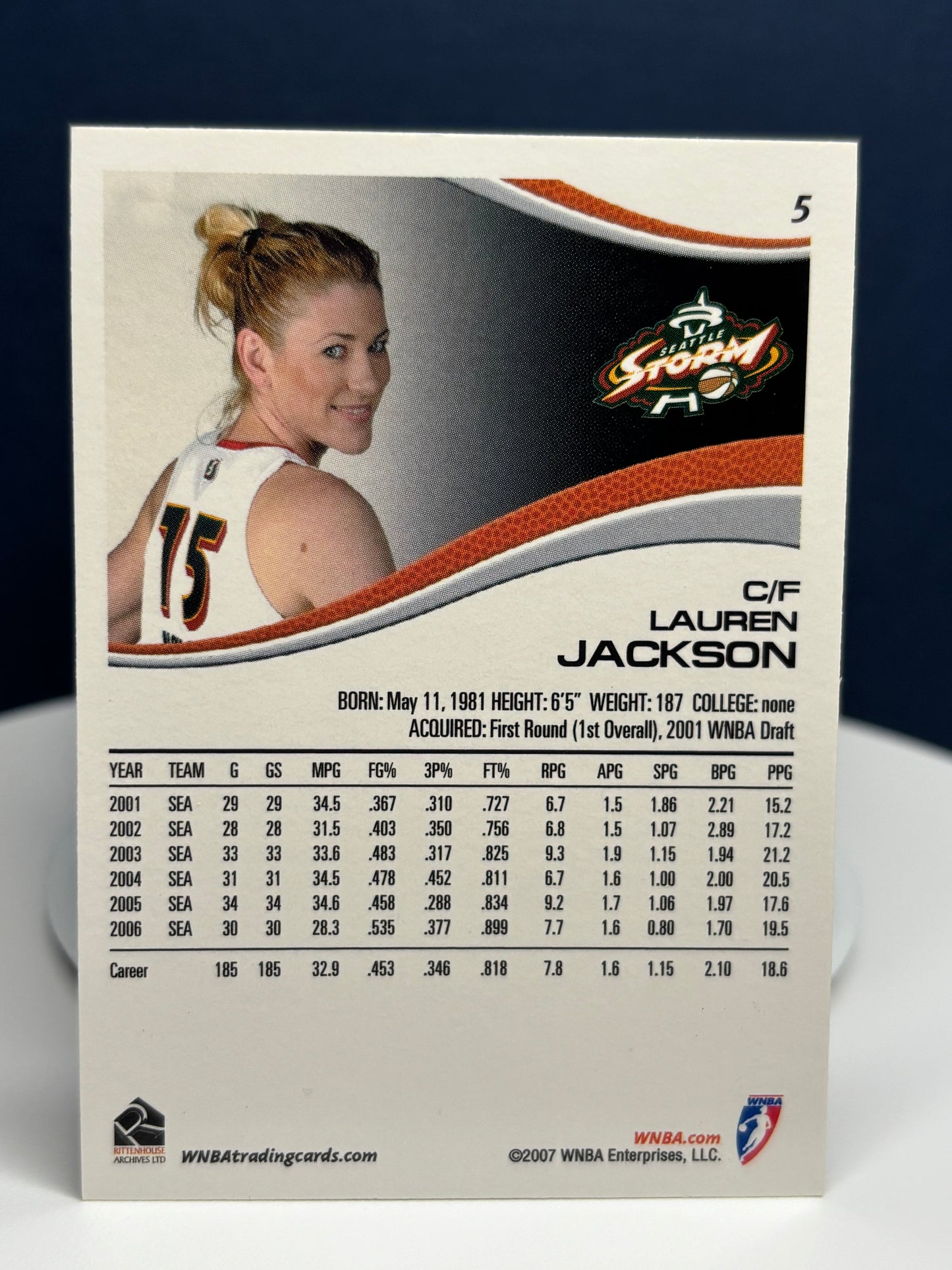 Lauren Jackson 2007 WNBA Seattle Storm