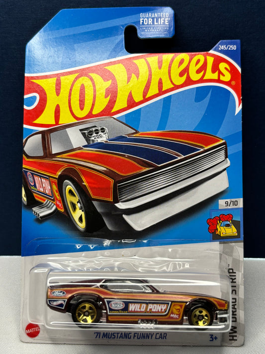 71 Mustang Funny Car HW Drag Strip: 2022 Treasure Hunt