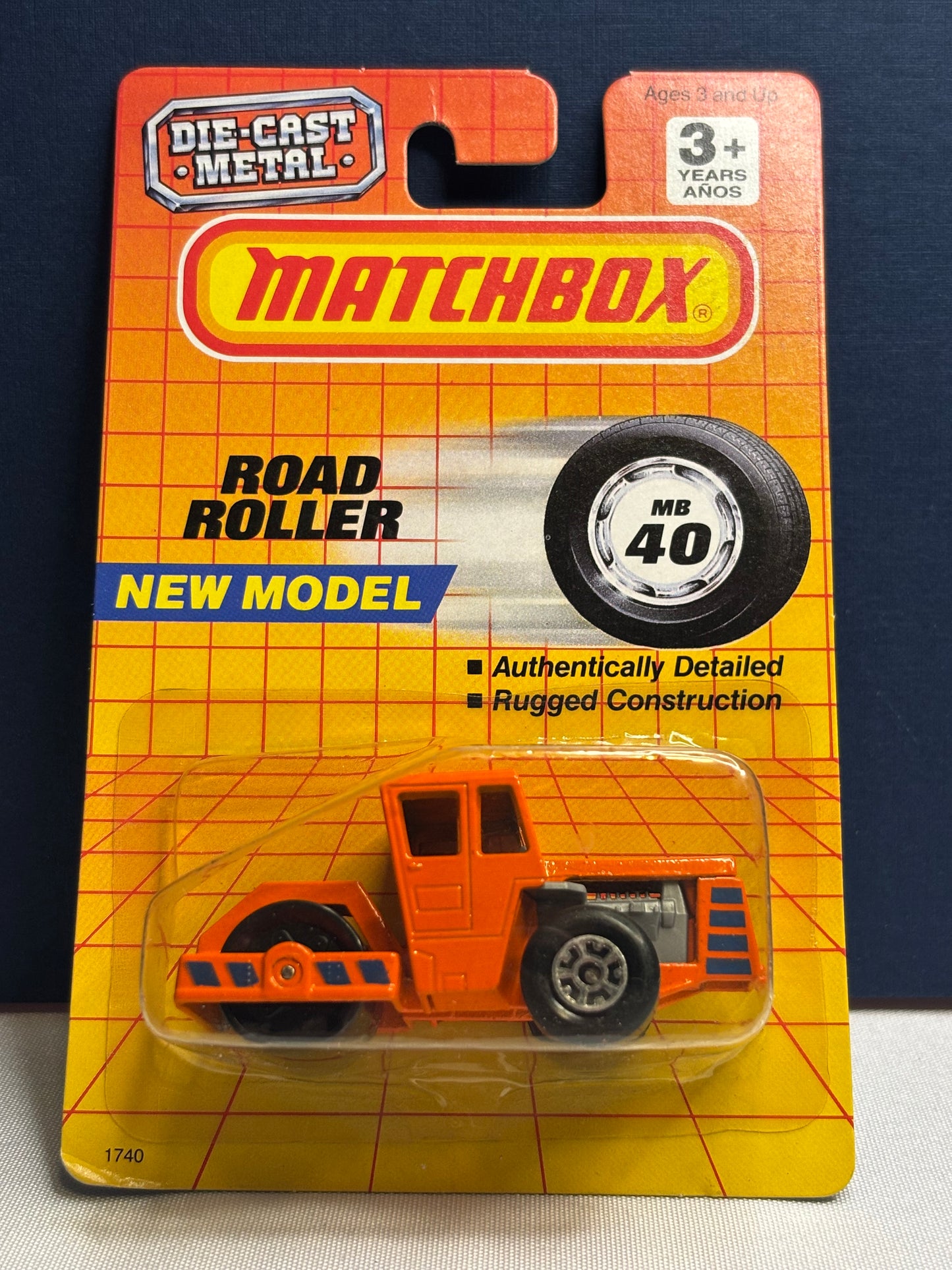 Matchbox MB #40 Road Roller (new orange model)