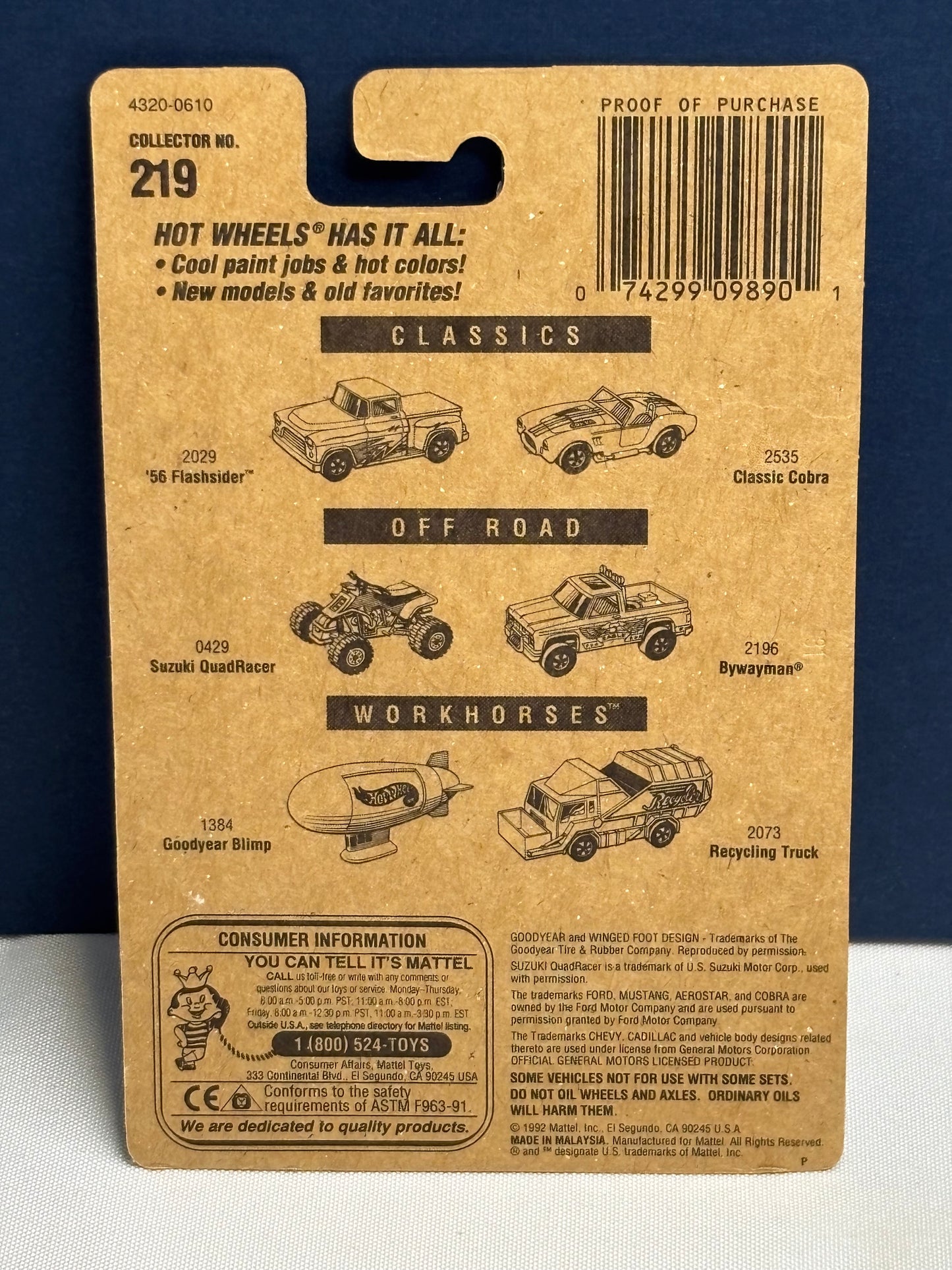 Collector #219 Blue Card Gulch Stepper
