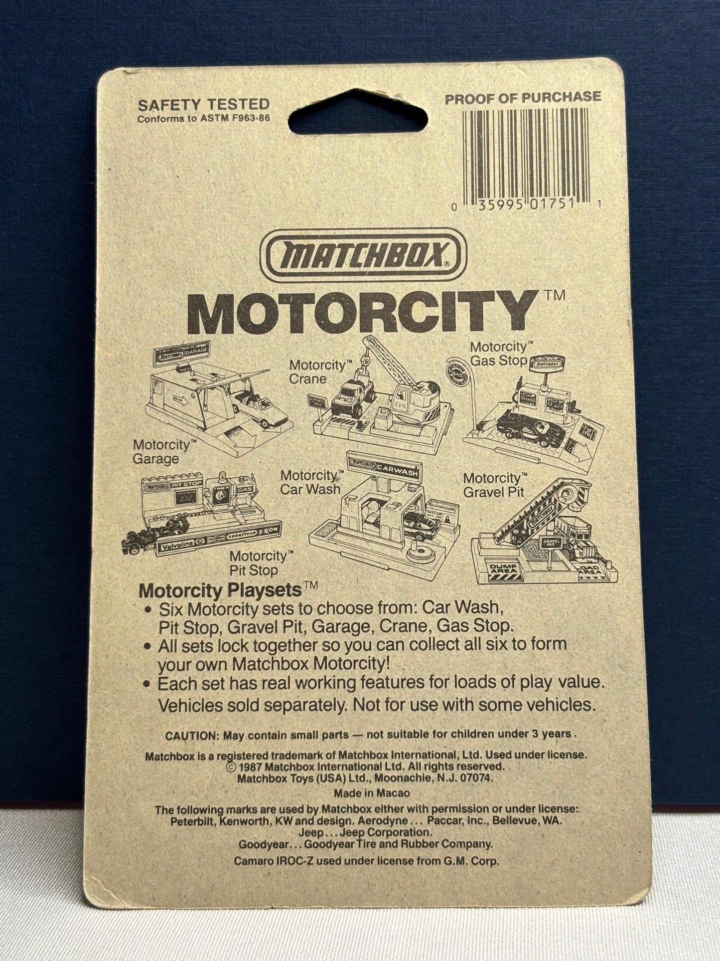 Matchbox MB #51 Camaro IROC-Z (yellow)