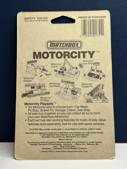 Matchbox MB #51 Camaro IROC-Z (yellow)
