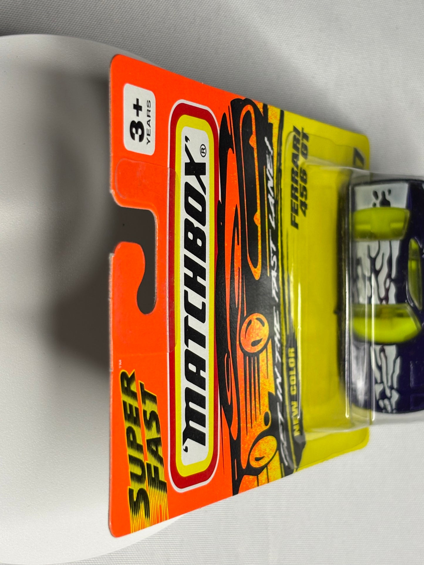 Matchbox #17 Ferrari 456 GT (purple/white)