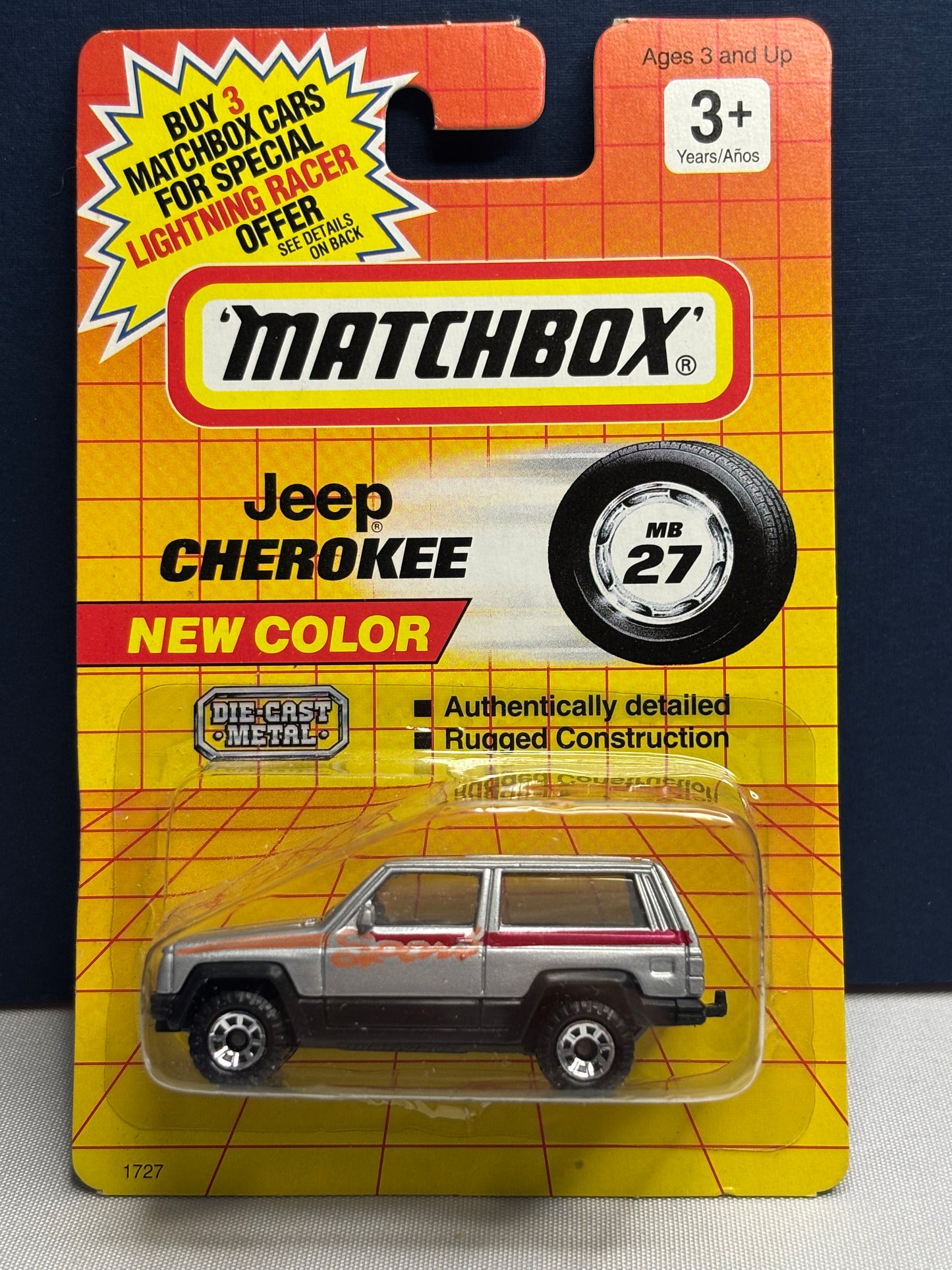 Matchbox MB #27 Jeep Cherokee (new color)