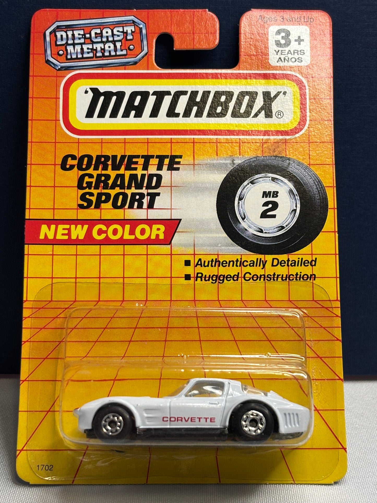 Matchbox MB #2 Corvette Grand Sport (white)