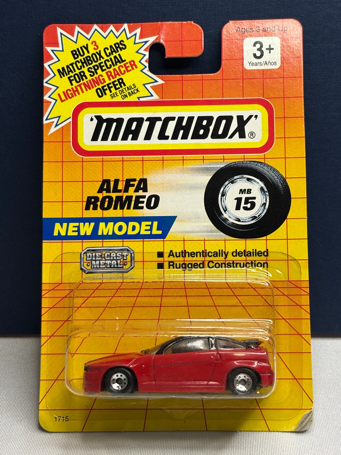 Matchbox MB #15 Alfa Romeo (red)