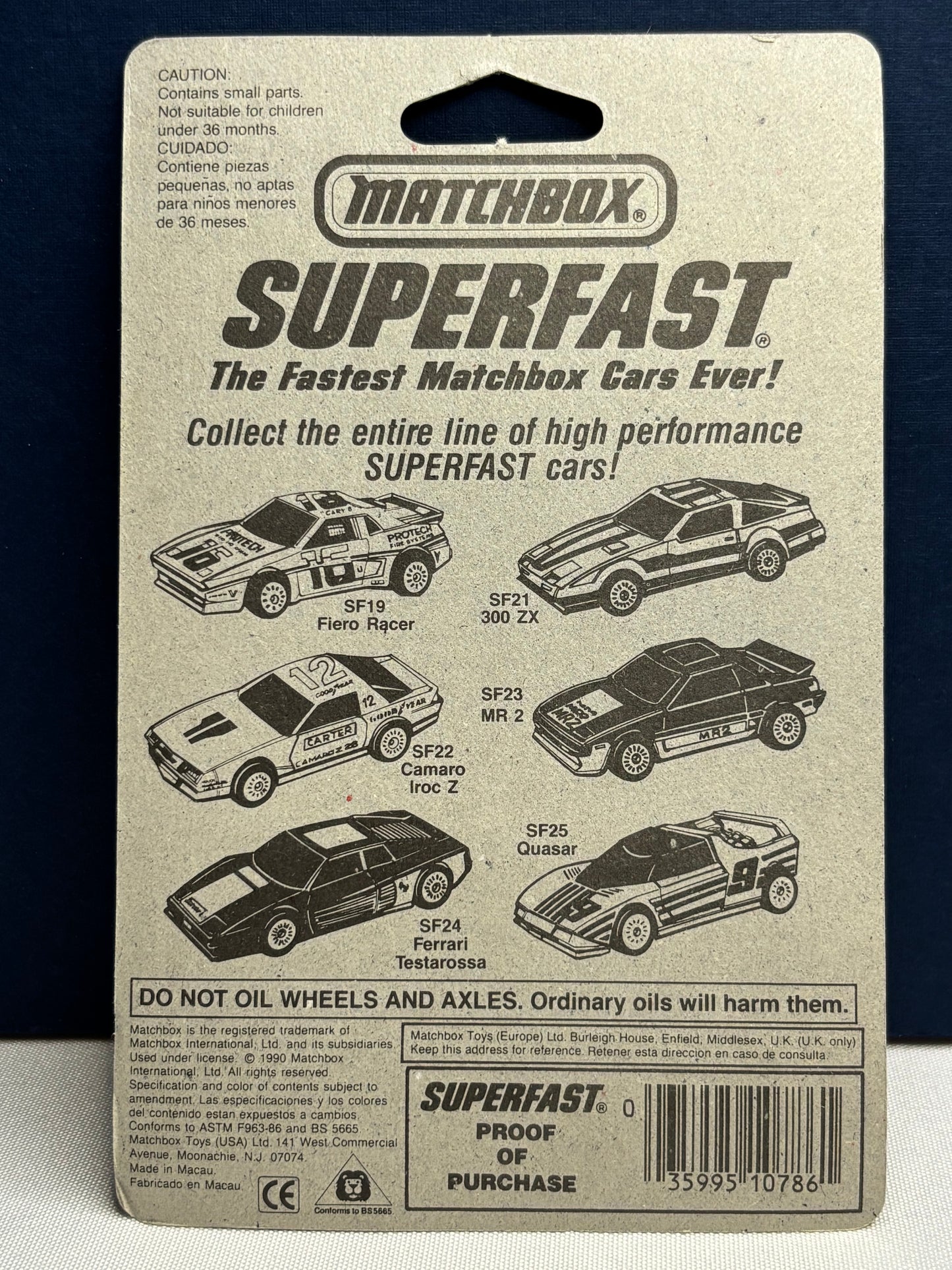 Matchbox SF19 Fiero Racer