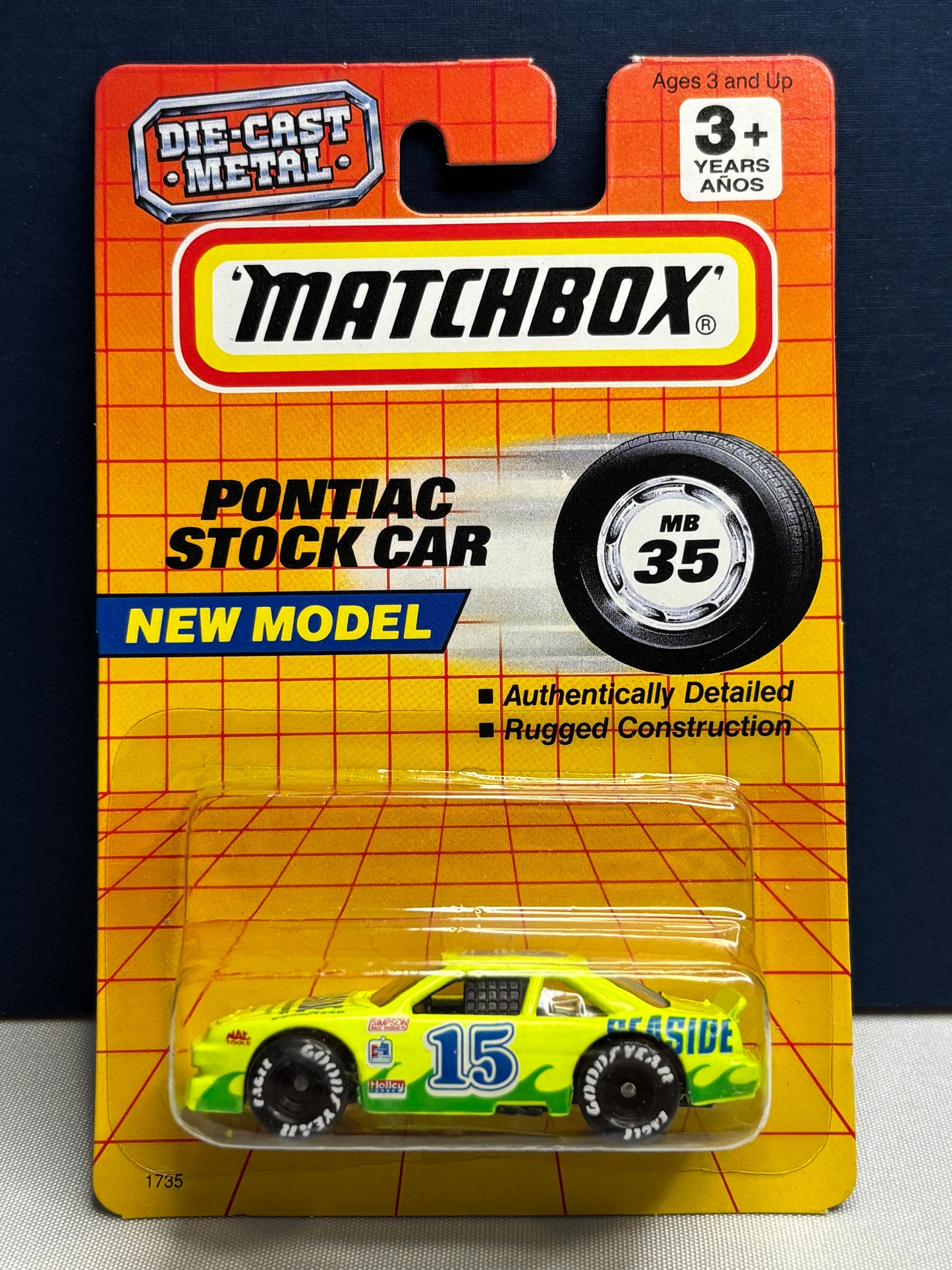 Matchbox MB #35 Pontiac Stock Car (new model)