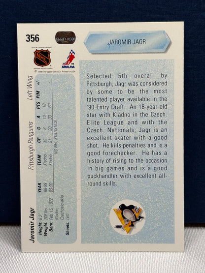 1991 Upper Deck: Jaromir Jagr Number 1 Draft #356