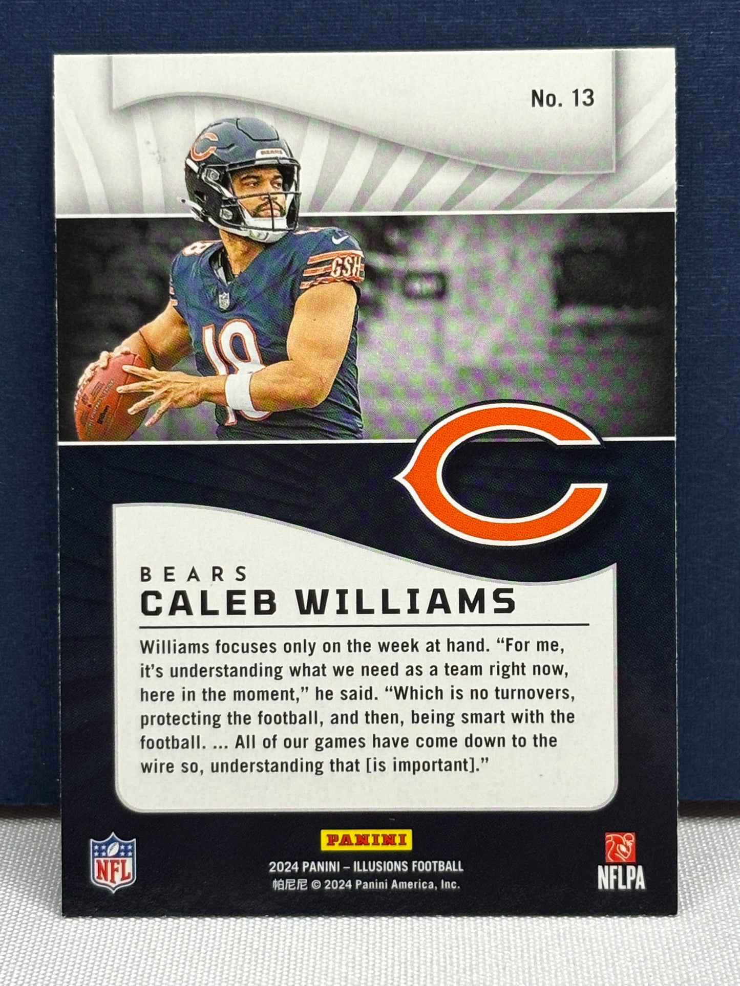 2024 Panini Illusions: Caleb Williams RC #13