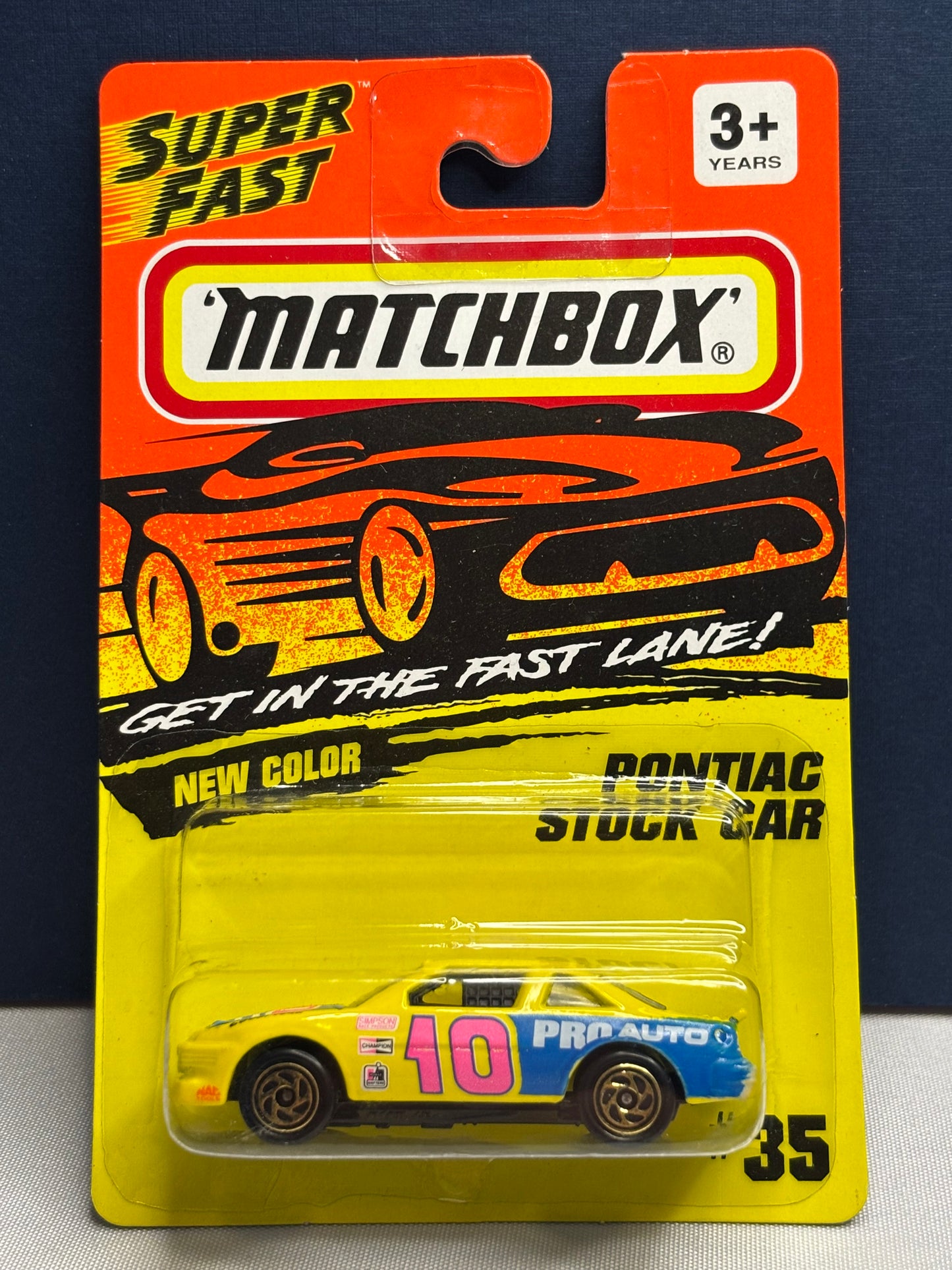 Matchbox MB #35 Pontiac Stock Car (pro auto)