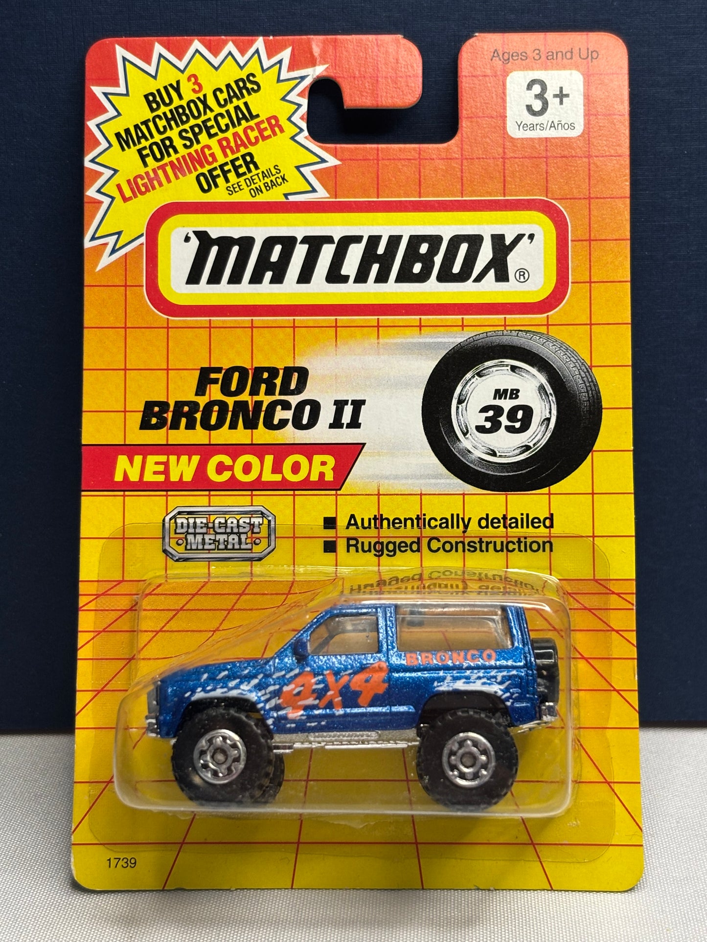 Matchbox MB #39 Ford Bronco II (blue)