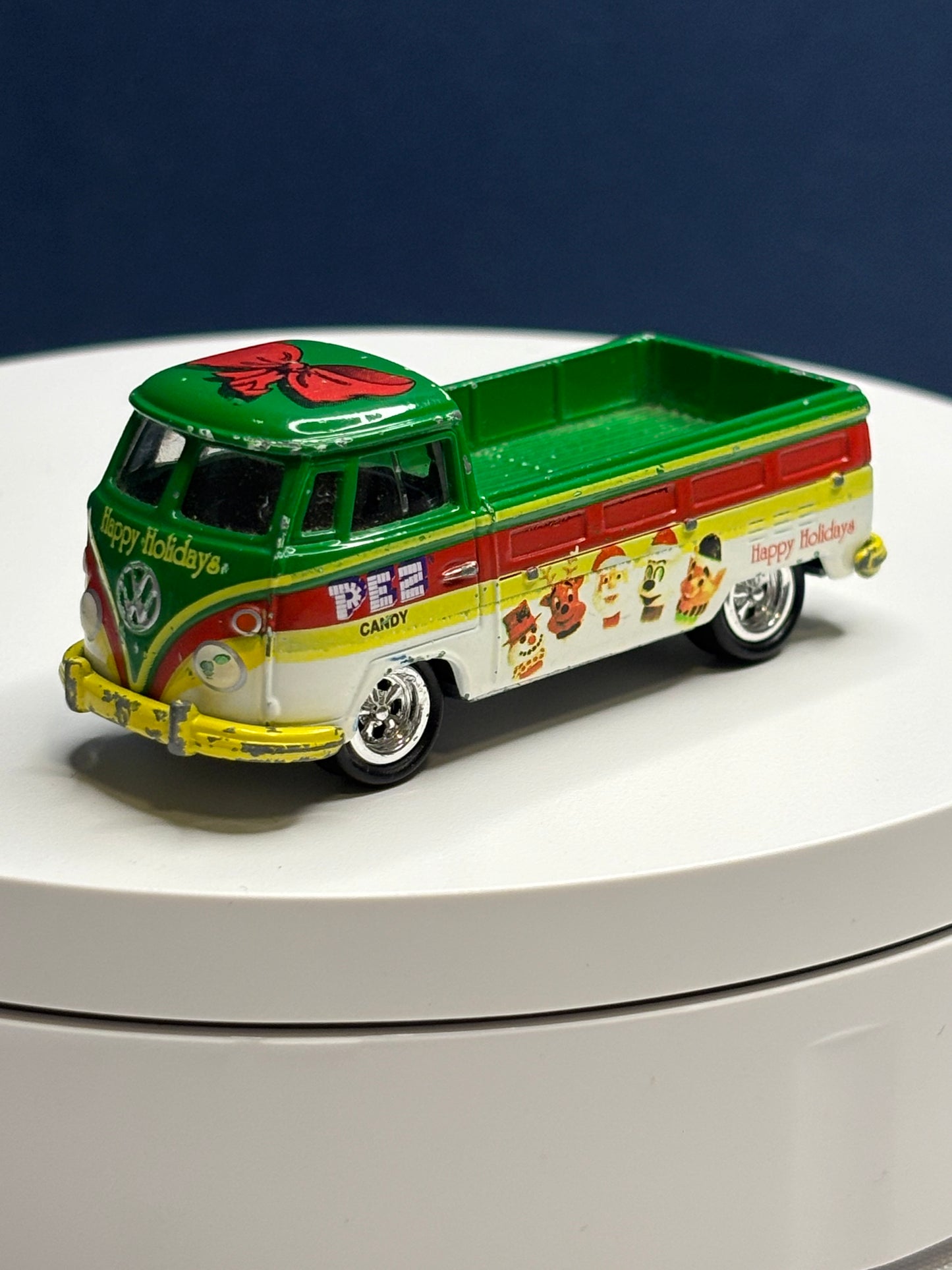 Johnny Lightning VW Type 2 Pickup - Pez Christmas