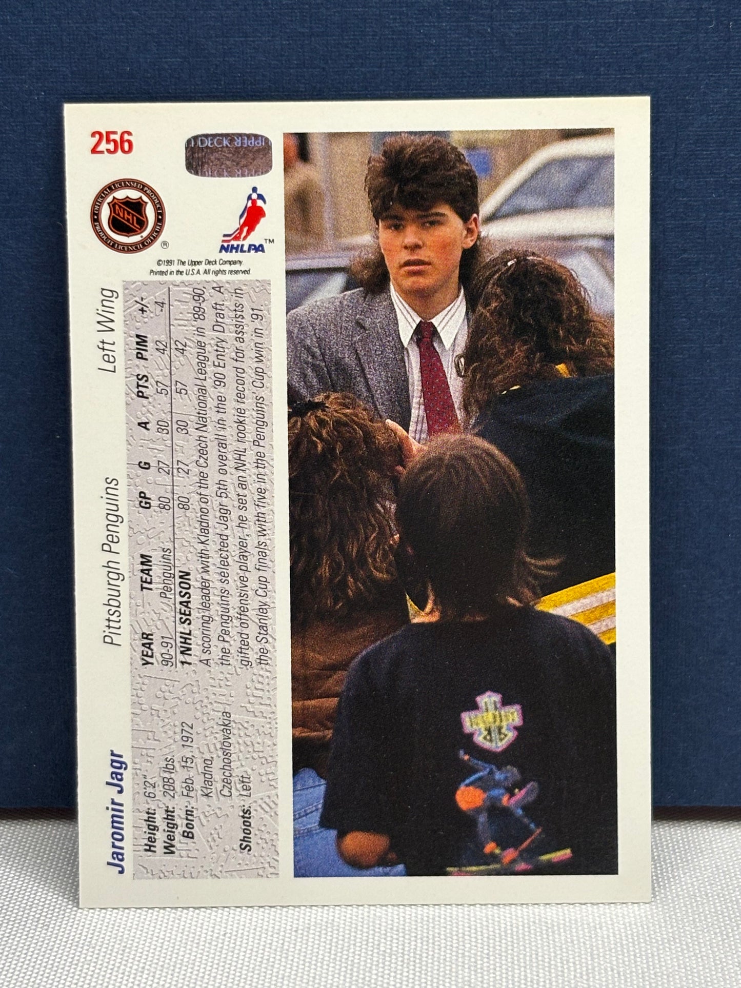 1991 Upper Deck: Jaromir Jagr #256