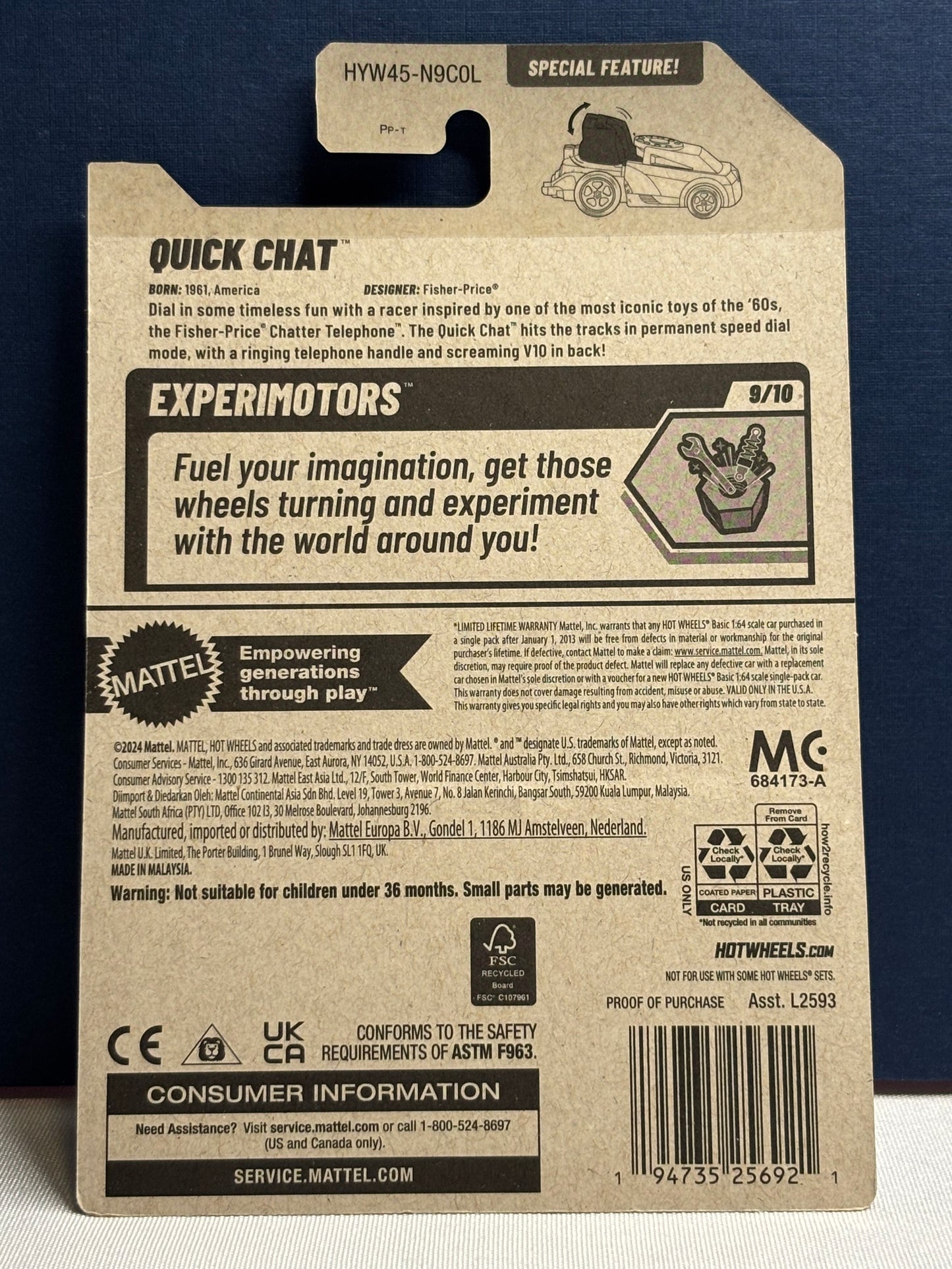 Experimotors Quick Chat (white)