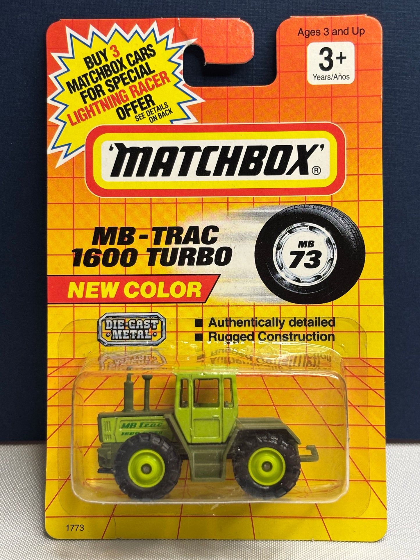 Matchbox MB #73 MB-TRAC 1600 Turbo (new color)
