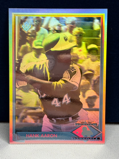 1991 Upper Deck Heroes of Baseball: Hank Aaron #HH1
