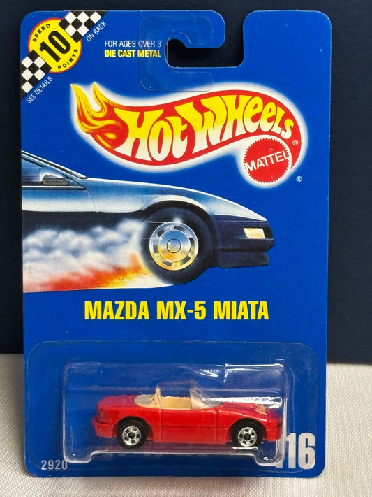 Collector #116 Blue Card Mazda MX-5 Miata