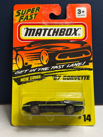Matchbox #14 ‘87 Corvette (new color)