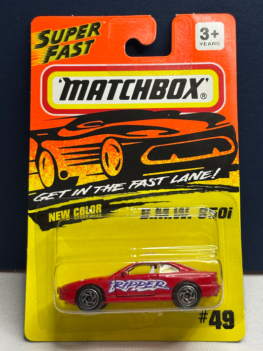 Matchbox #49 B.M.W.850i (red Ripper)
