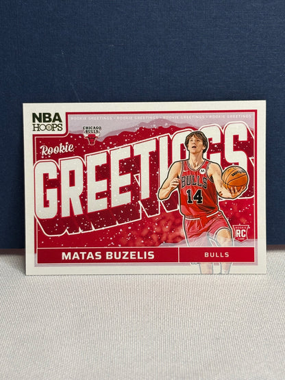 2024-25 Hoops: Matas Buzelis Rookie Greetings