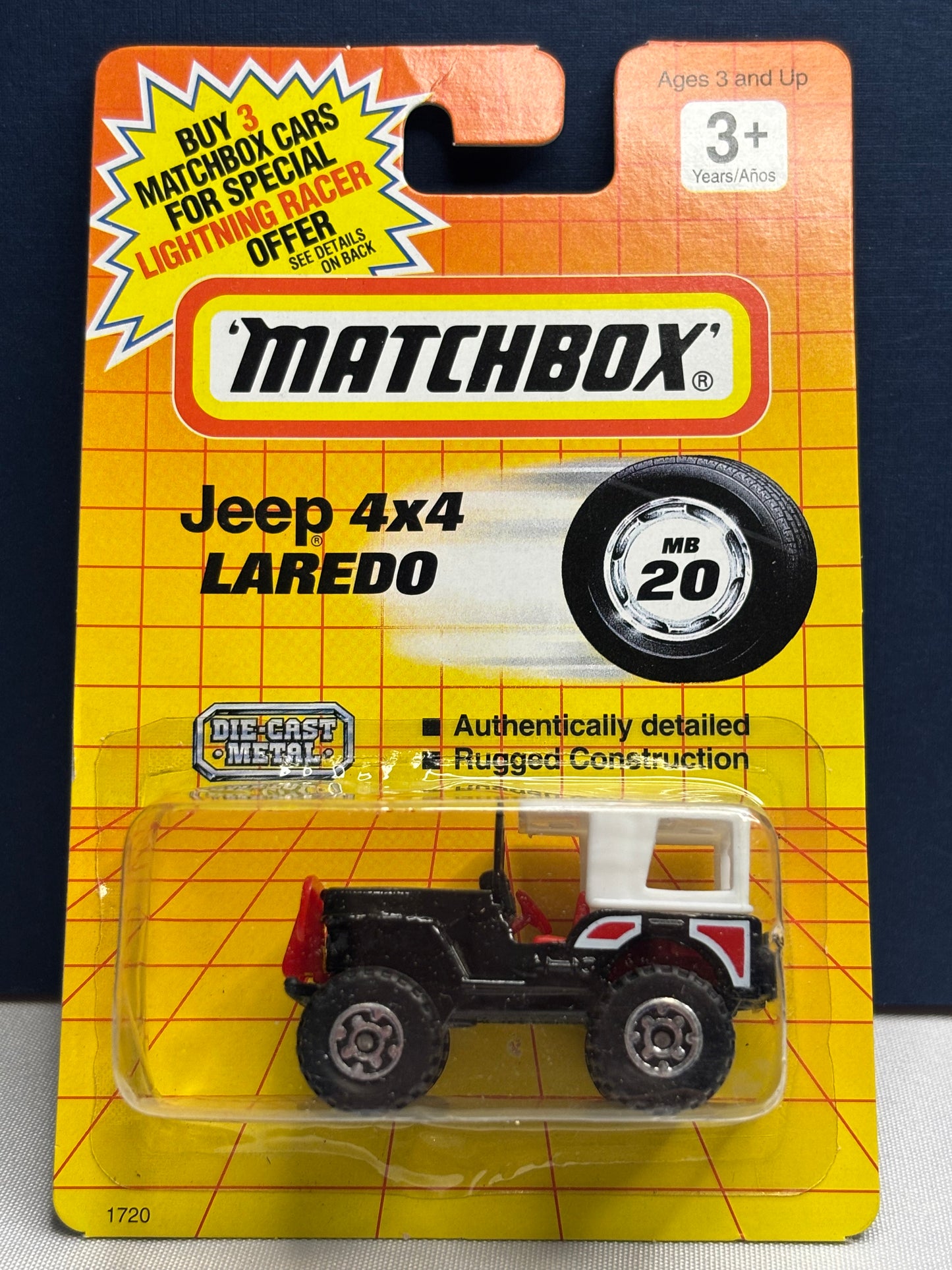 Matchbox MB #20 Jeep 4x4 Laredo (black)