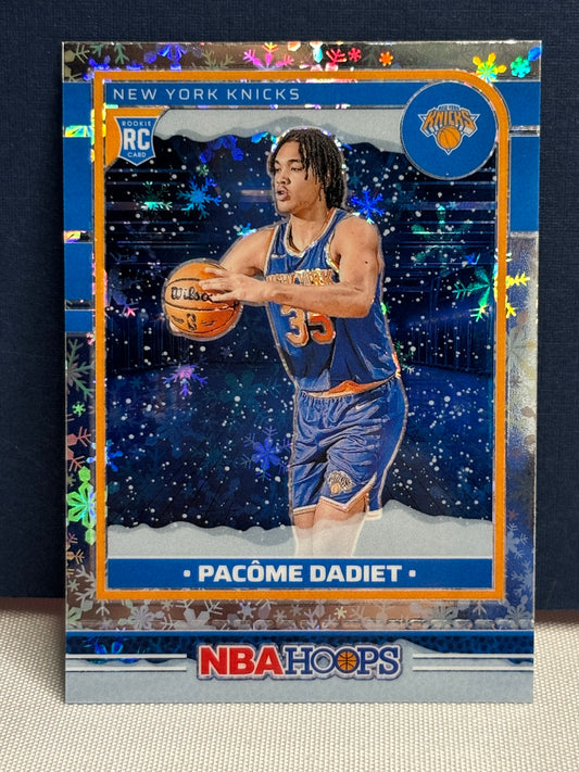 2024-25 Hoops Snowflake Variant: Pacôme Dadiet Rookie Card