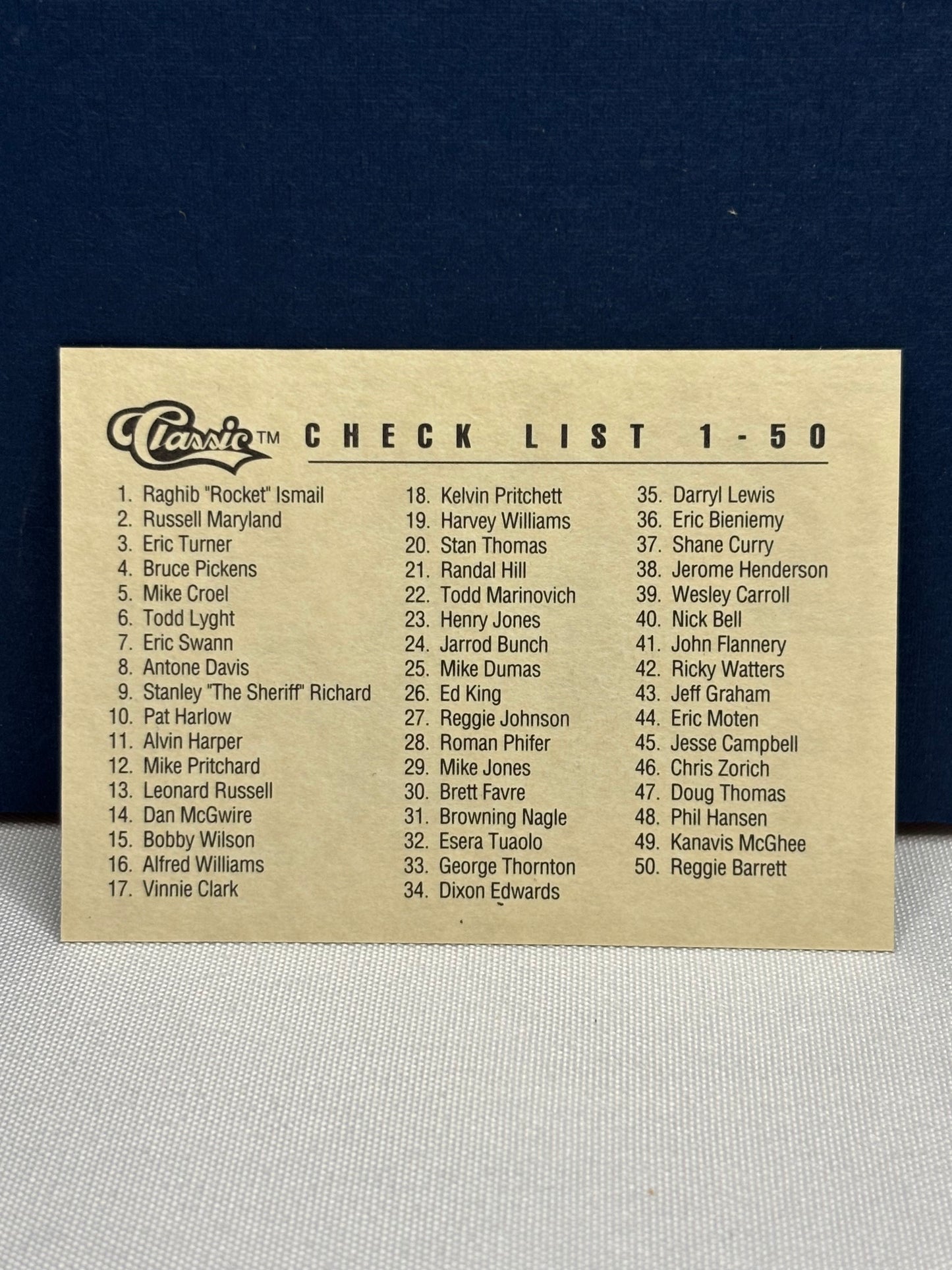 1991 Classic Premier Edition Draft Picks (sealed set)