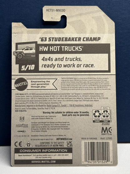 2022 Hot Wheels Hot Trucks: ‘63 Studebaker Champ Super Treasure Hunt