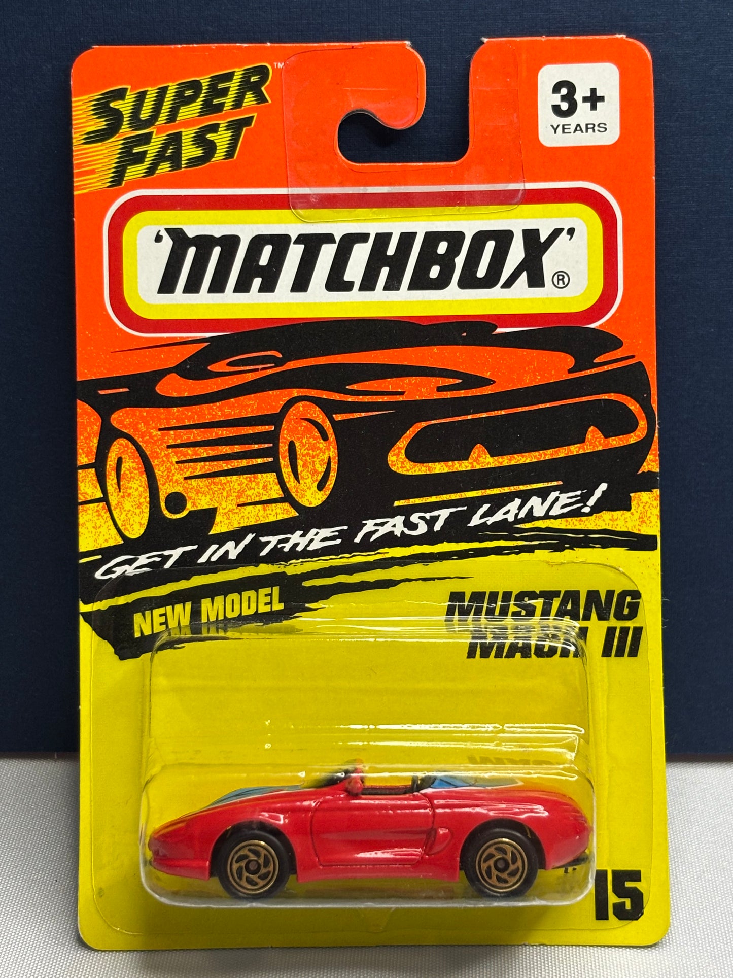 Matchbox #15 Mustang Mach III (red)