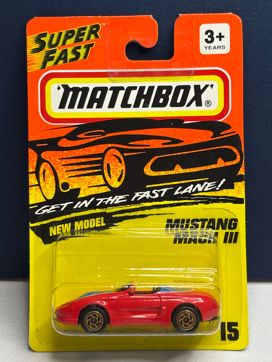 Matchbox #15 Mustang Mach III (red)