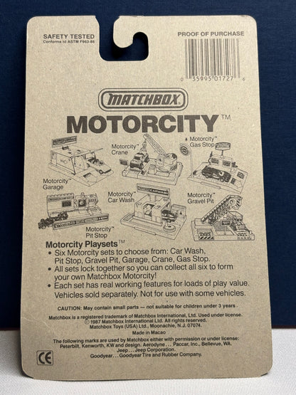 Matchbox MB #27 “Mr Fixer” Jeep Cherokee
