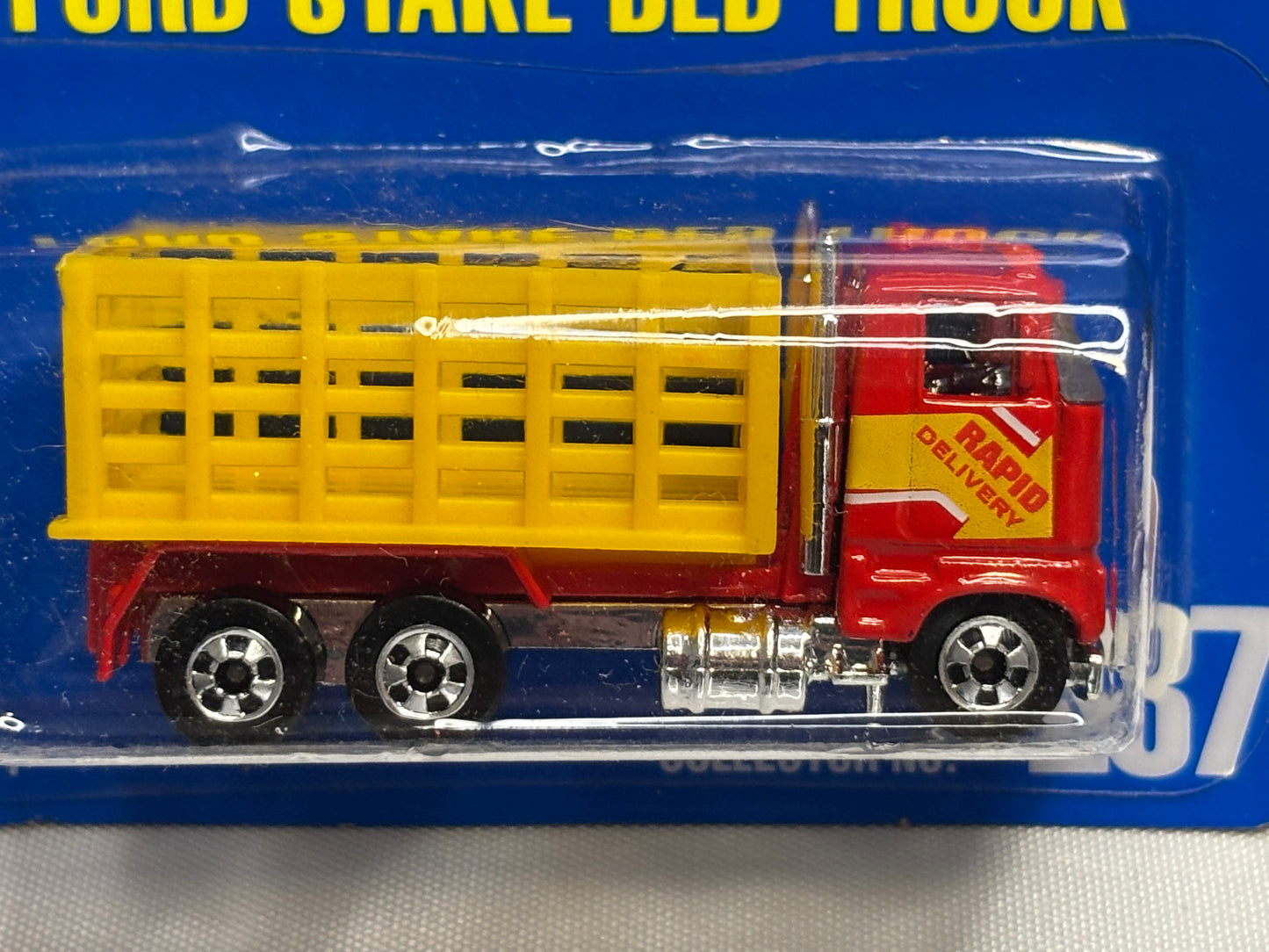 Collector #237 Blue Card Ford Stake Bed Truck