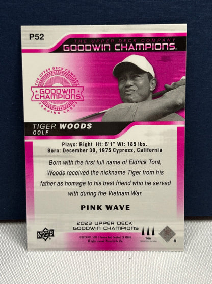 2023 Upper Deck Goodwin Champions: Tiger Woods #P52