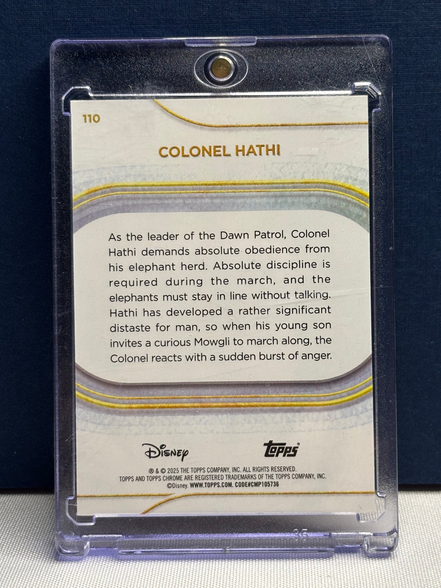 Topps Chrome Disney Colonel Hathi 50/75