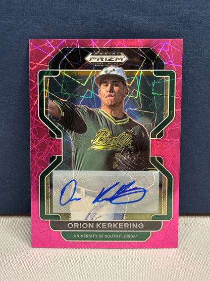 2022 Panini Prizm Draft Picks: Orlon Kerkering (autograph)