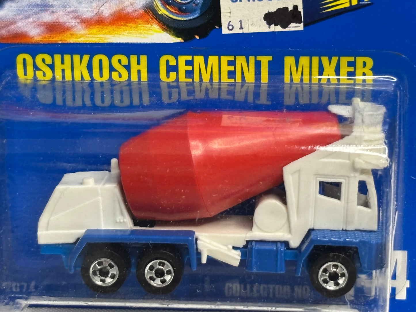 Collector #144 Blue Card Oshkosh Cement Mixer
