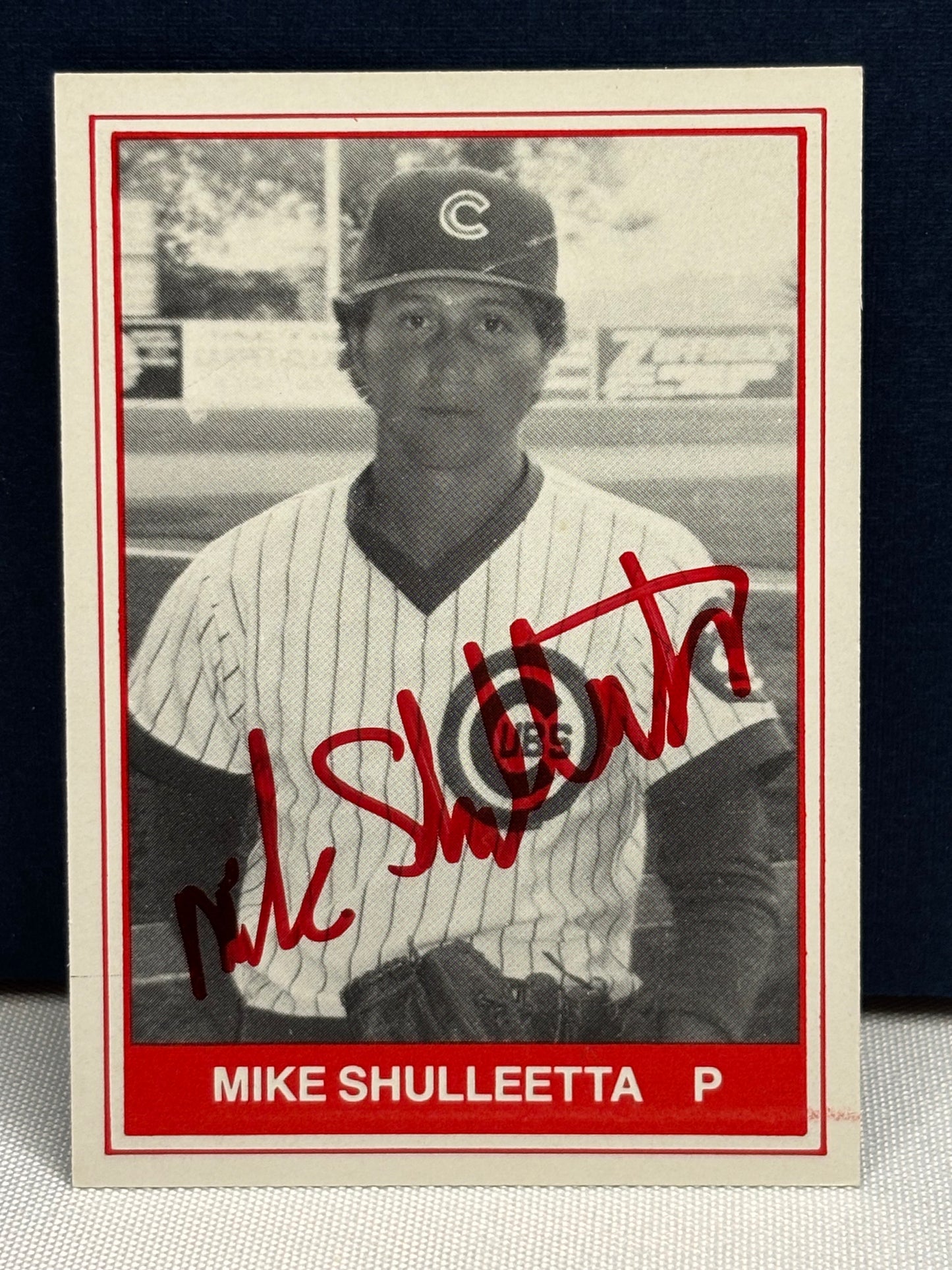 Quad-City Cubs 1982 Minor League: Mike Sculleetta (autographed)