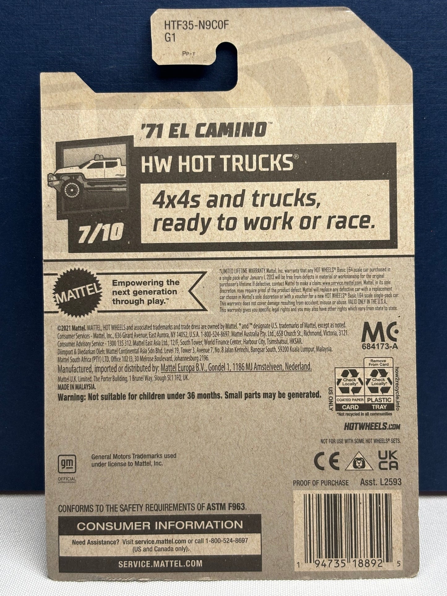 2024 Super Hunt HW Hot Trucks: ‘71 El Camino