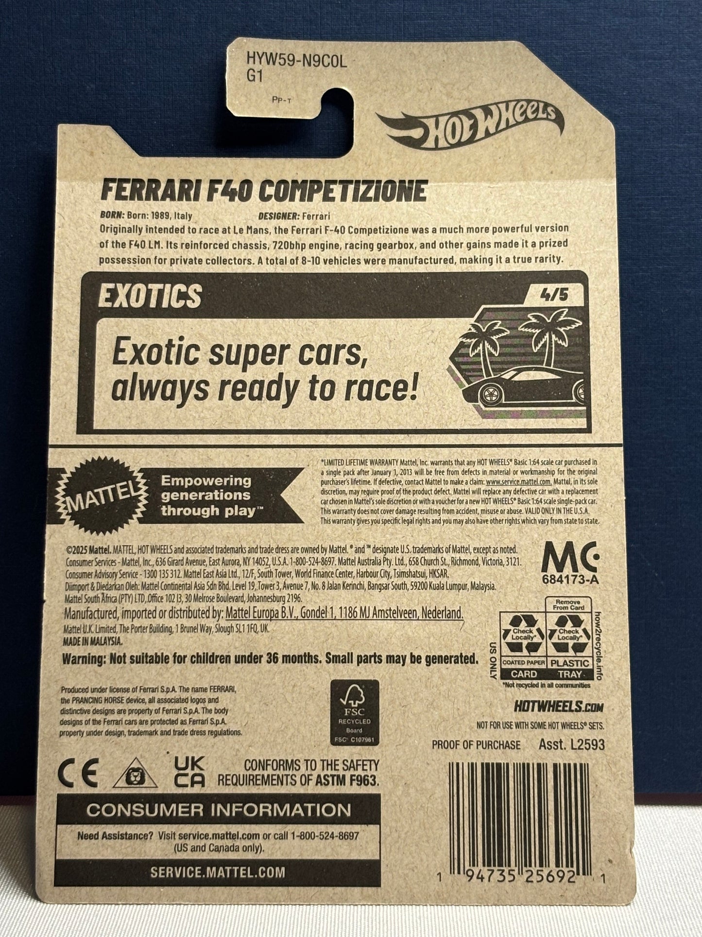 Exotics Ferrari F40 Competizione