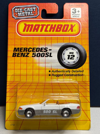 Matchbox MB #12 Mercedes-Benz 500SL (white)