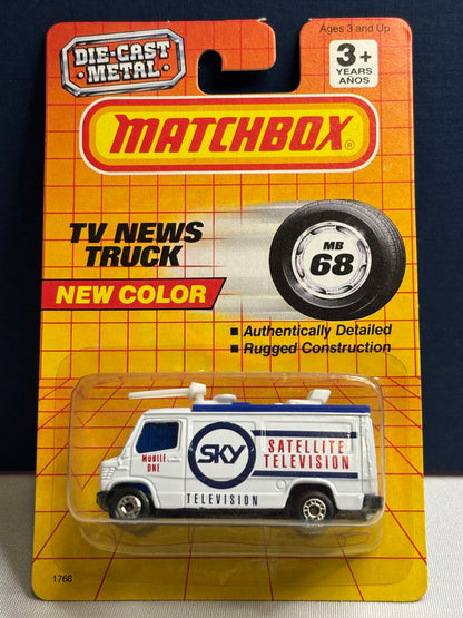Matchbox MB #68 News Truck (new color)