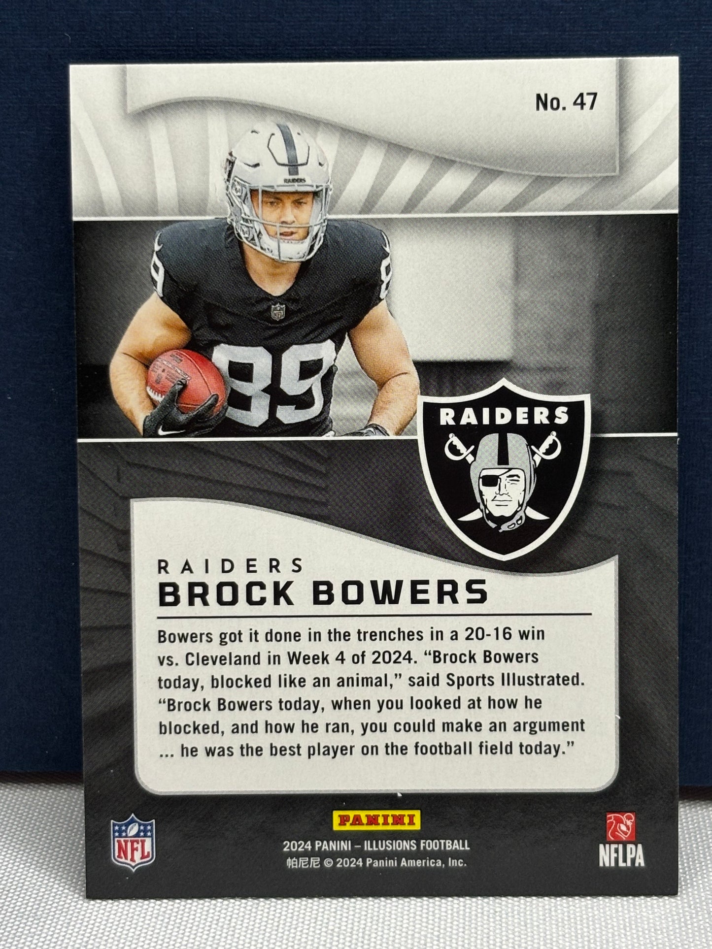 2024 Panini Illusions: Brock Bowers RC #47