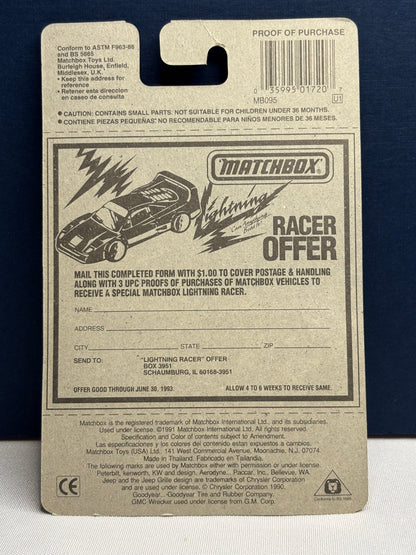 Matchbox MB #20 Jeep 4x4 Laredo (black)