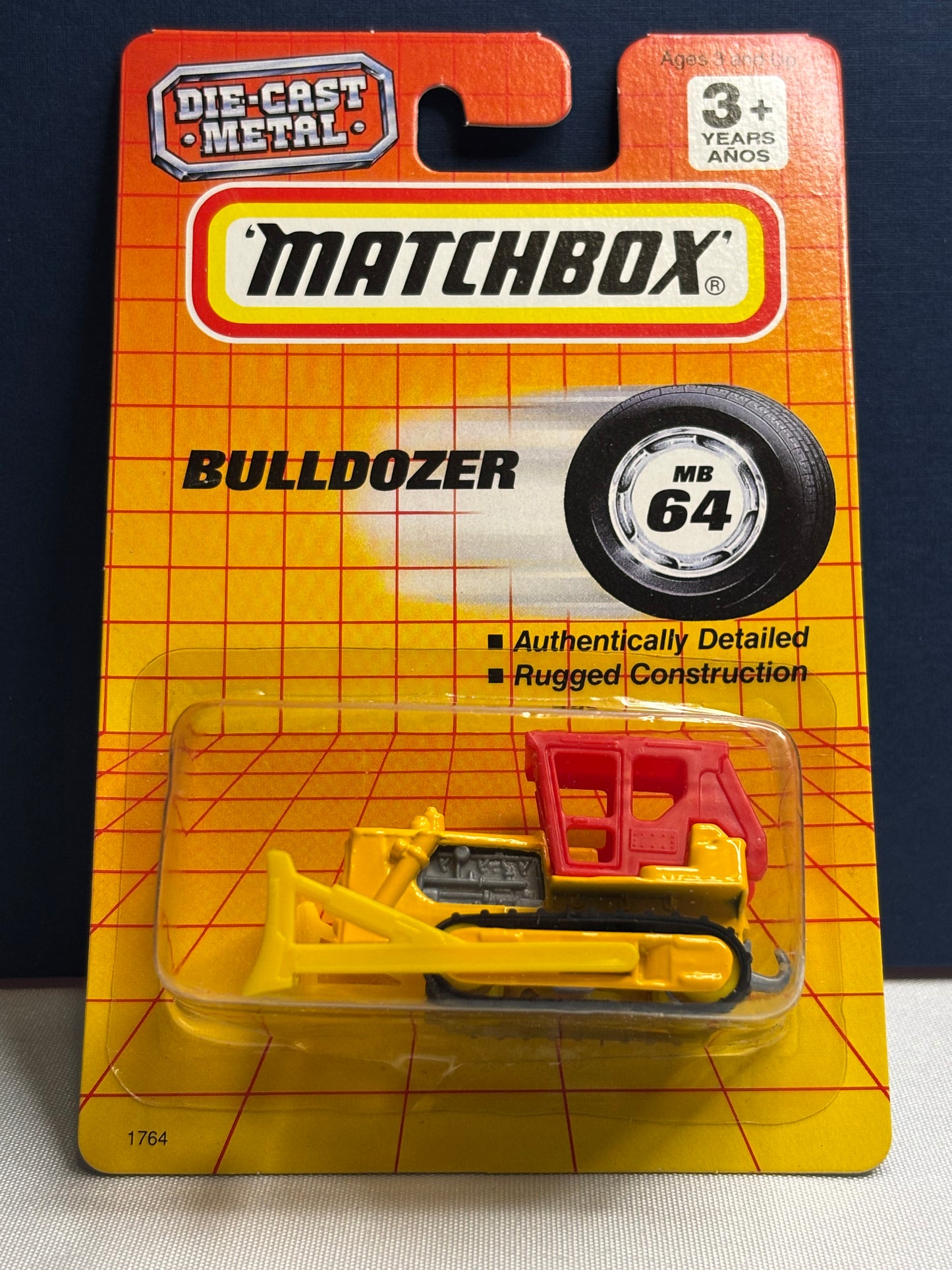 Matchbox MB #64 Bulldozer (red)