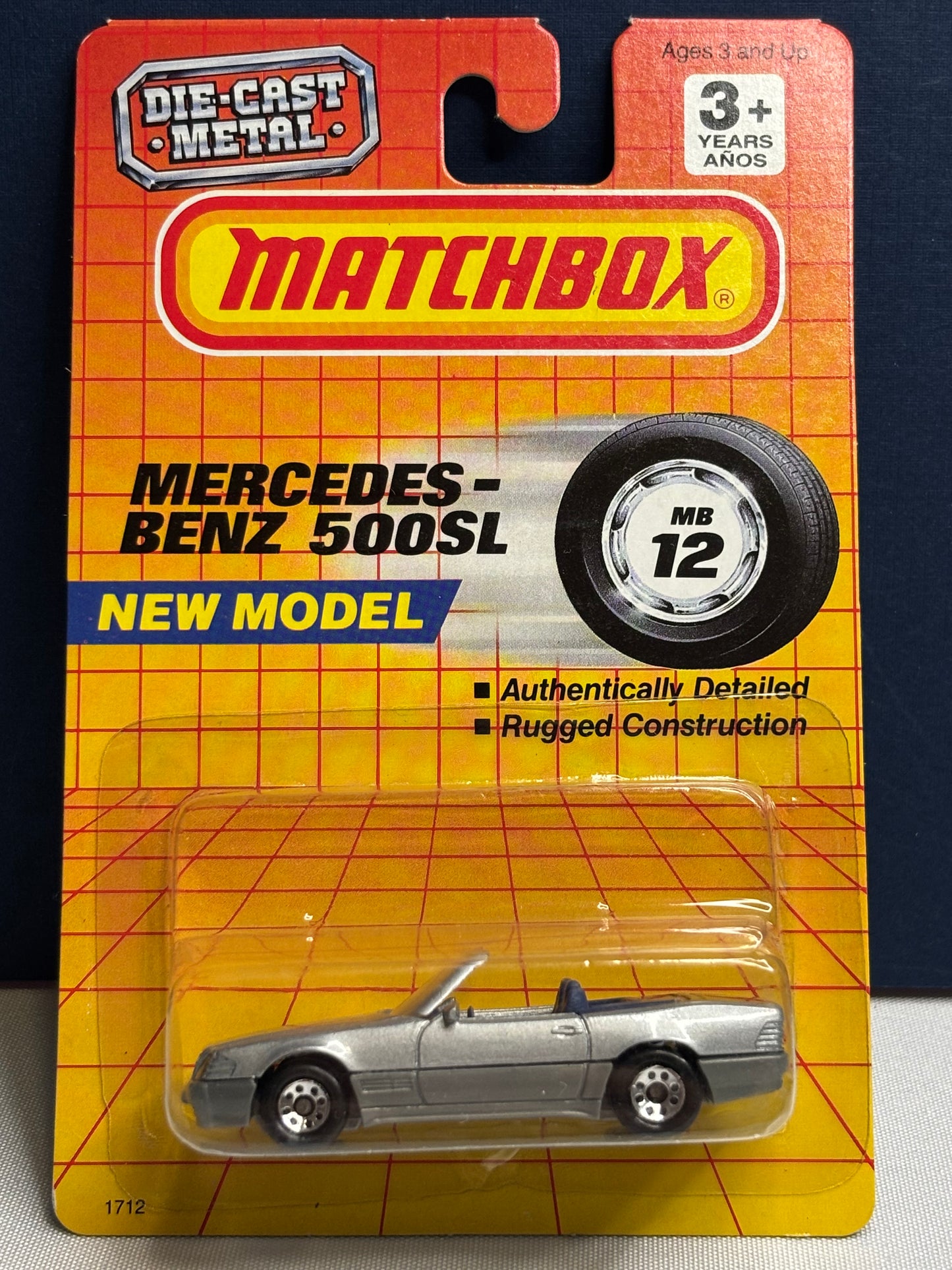 Matchbox MB #12 Mercedes-Benz 500 SL (silver)