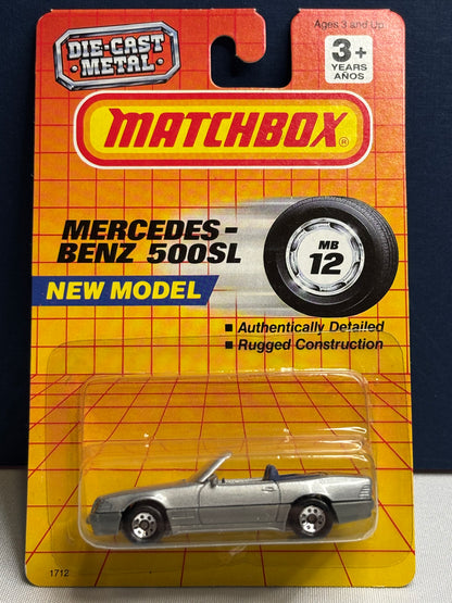 Matchbox MB #12 Mercedes-Benz 500 SL (silver)