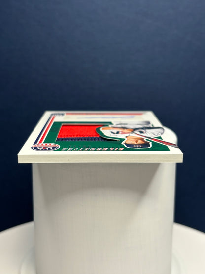 Carson Page 2022 USA Baseball Stars and Stripes silhouettes 19 of 22 (material and autograph)