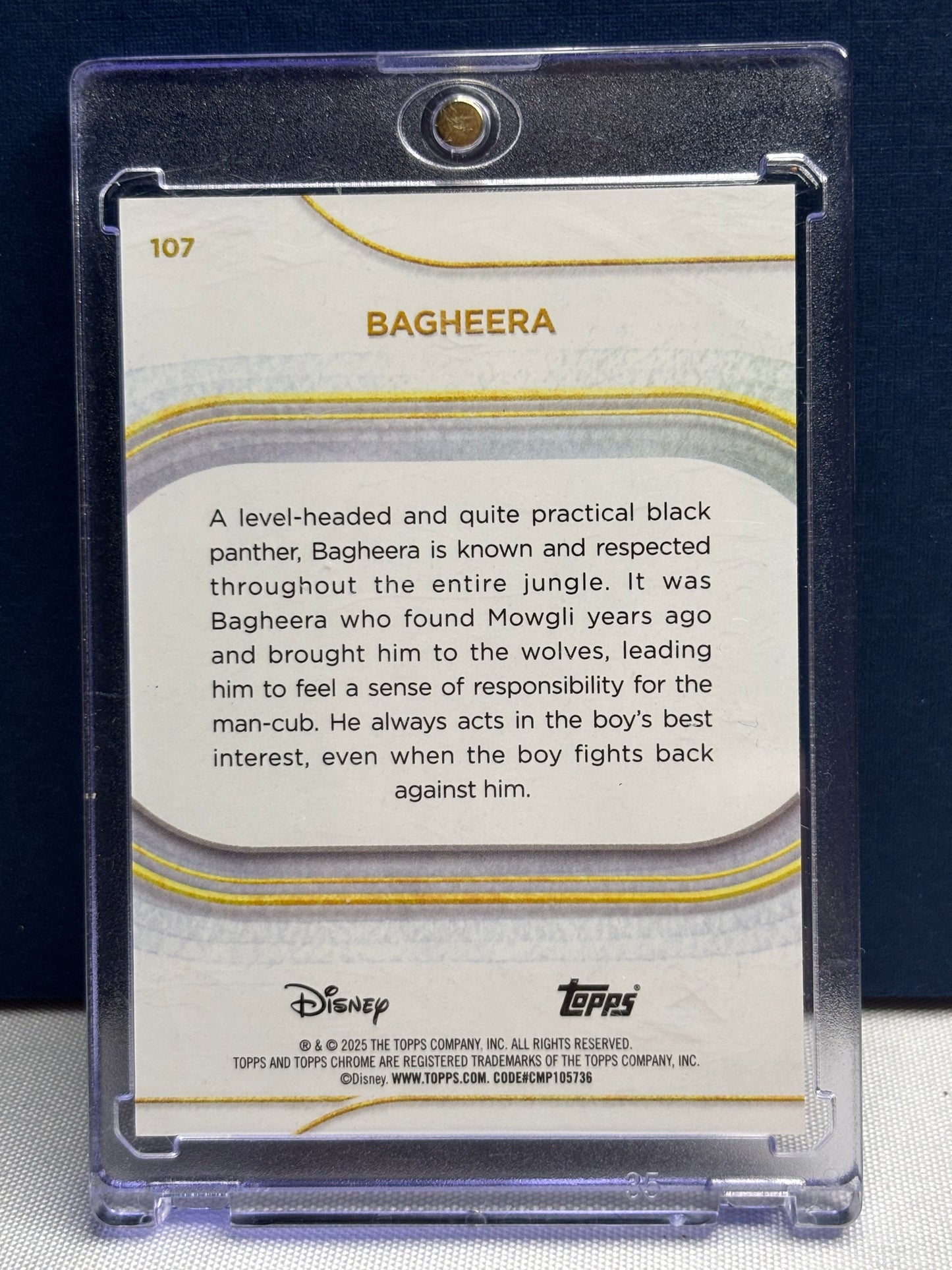 Topps Chrome Disney Baghera 178/299